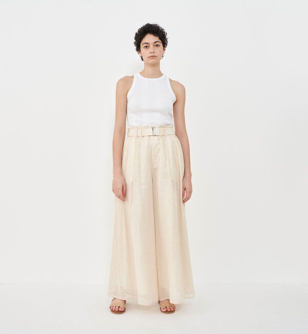 GALERIE VIE「ボイルワッシャー ワイドパンツ」|その他|