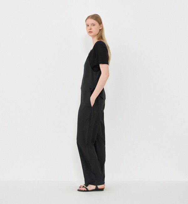 GALERIE VIE「シルクサンドウォッシュ サロペット」|オールインワン|