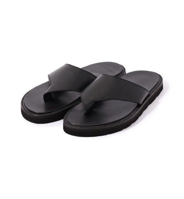 TOMORROWLAND GOODS「NALUTO TRUNKS レザーサンダル」|サンダル|19 ブラック