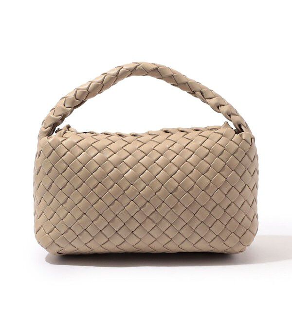 TOMORROWLAND GOODS「FALORNI レザー イントレチャート ハンドバッグ」|ハンドバッグ|41 ライトベージュ