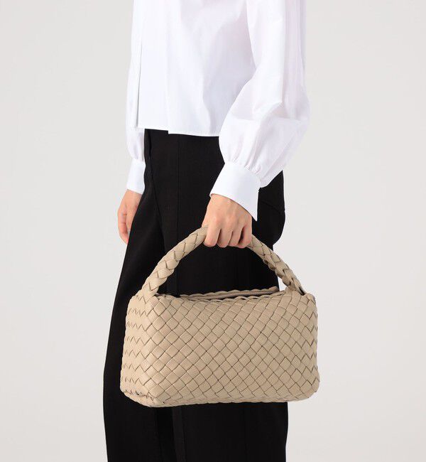 TOMORROWLAND GOODS「FALORNI レザー イントレチャート ハンドバッグ」|ハンドバッグ|