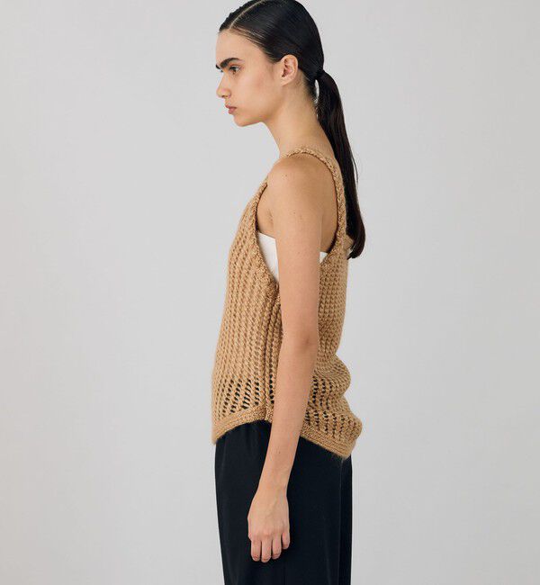 DES PRES「カシミヤシルクモヘヤメッシュ キャミソール」|キャミソール|