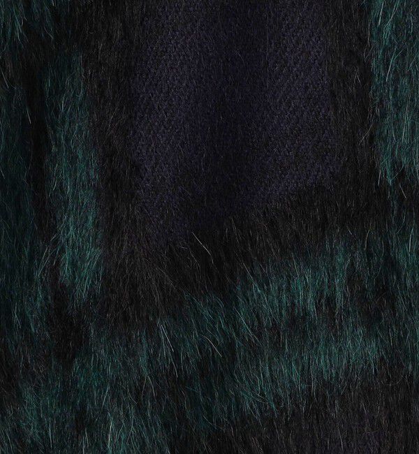 TOMORROWLAND collection「シャギーブラックウォッチ フーデットマント」|その他|