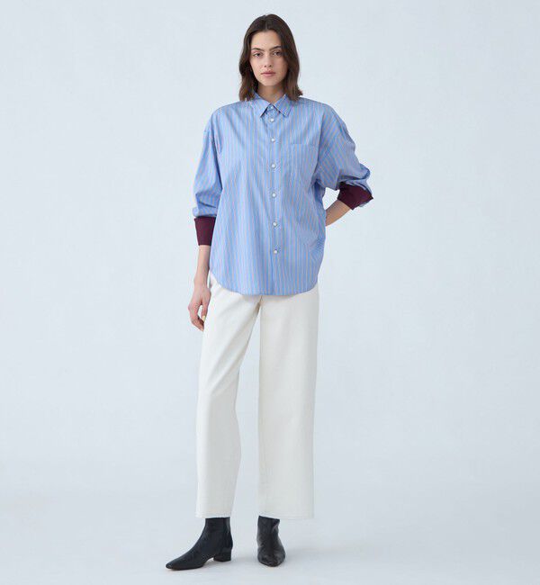 MACPHEE「コットンブロード レギュラーカラーシャツ」|シャツ・ブラウス|
