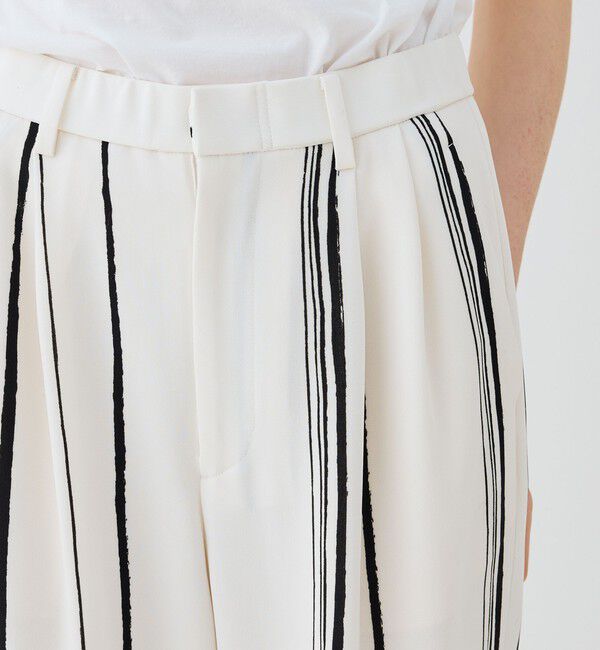 GALERIE VIE「ドローイングラインプリント イージータックパンツ」|その他|