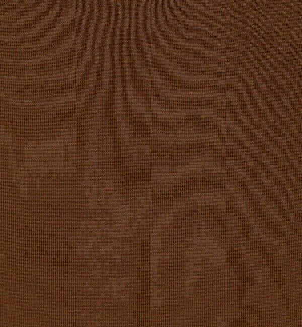 TOMORROWLAND MENS「TOMORROWLAND tricot シーアイランドコットン ハーフスリーブクルーネックニット」|ニット・セーター|