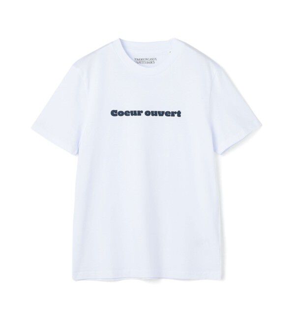 TOMORROWLAND BUYING WEAR「Les Petits Basics Open heart ハーフスリーブプルオーバー」|Tシャツ・カットソー|12 ホワイト系