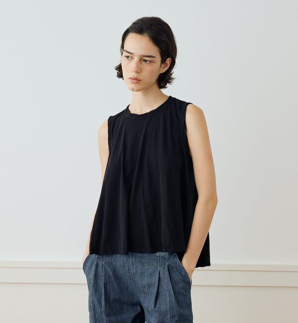 JAMES PERSE「コットンジャージー ノースリーブプルオーバー WHGF3944」|タンクトップ|