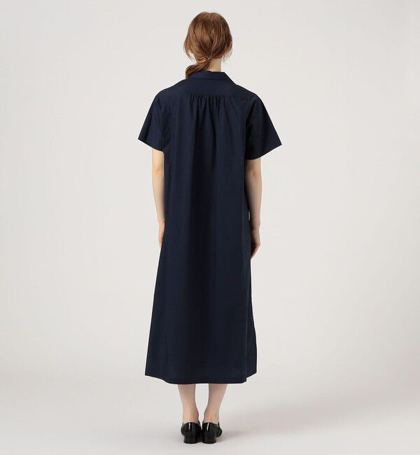 MACPHEE「タイプライター シャツワンピース」|ワンピース|
