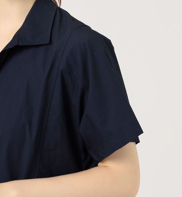 MACPHEE「タイプライター シャツワンピース」|ワンピース|