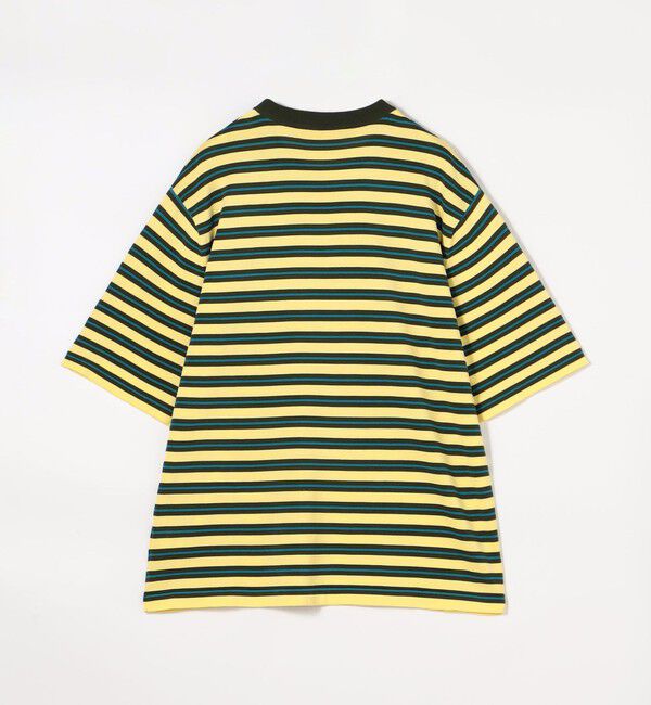 CABaN「CABaN コットン ハイゲージストライプ クルーネックプルオーバー」|ニット・セーター|