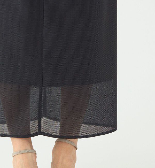 TOMORROWLAND collection「カラミシャイニー シアースカート」|タイト|