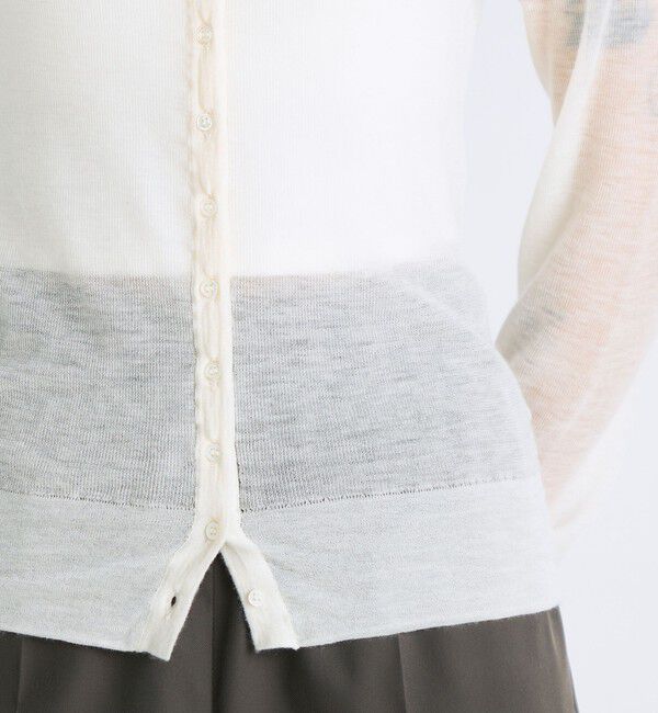Edition「カシミヤ シアー カーディガン」|カーディガン|