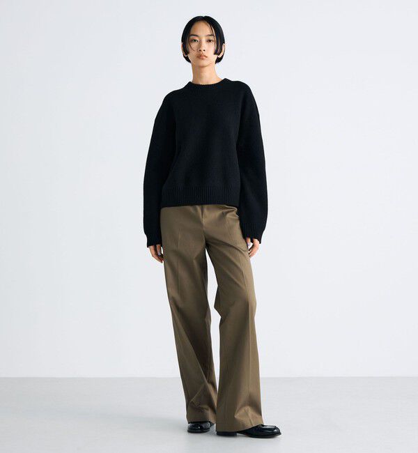 Edition「フェルテッドウール クルーネックニット」|ニット・セーター|