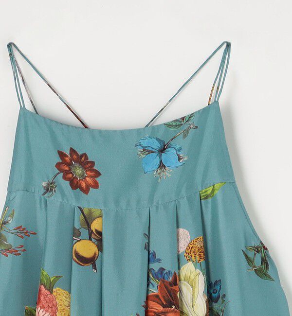 CABaN「シルク BOUQUETプリント キャミソールワンピース」|ワンピース|