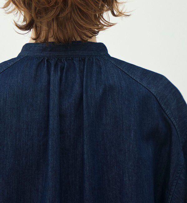 MACPHEE「コットンセルロースデニム オーバーサイズシャツ」|シャツ・ブラウス|