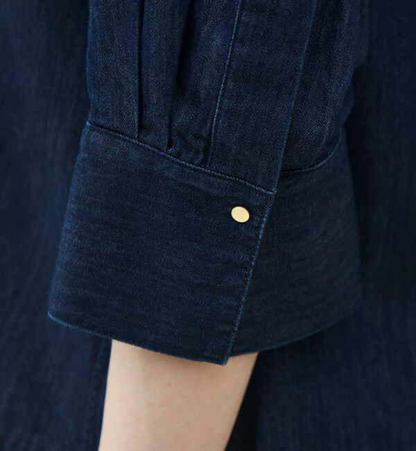 MACPHEE「コットンセルロースデニム オーバーサイズシャツ」|シャツ・ブラウス|