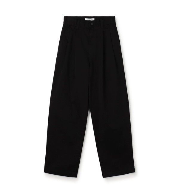 Edition「ミリタリーチノ タックパンツ」|チノ|19 ブラック