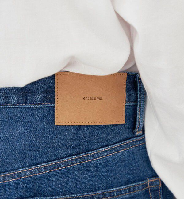 GALERIE VIE「リユースシーアイランドコットン デニムストレートパンツ」|デニム|