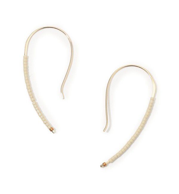 TOMORROWLAND GOODS「helena rohner miyuki beads hoop ピアス」|ピアス|