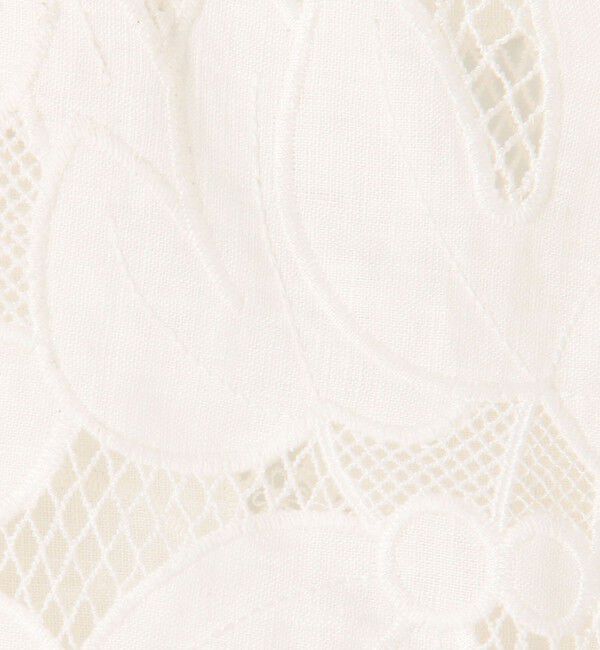 TOMORROWLAND collection「フィグリーフエンブロイダリー カラーレスジャケット」|ノーカラージャケット|