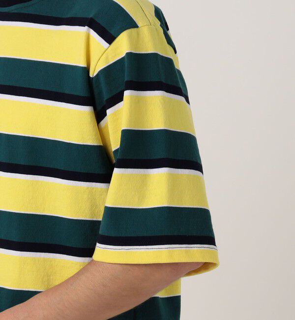 TOMORROWLAND MENS「【別注】BARBARIAN コットンボーダー ハーフスリーブ クルーネックカットソー」|Tシャツ・カットソー|