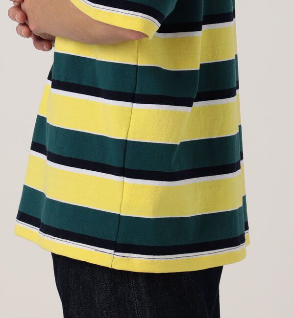 TOMORROWLAND MENS「【別注】BARBARIAN コットンボーダー ハーフスリーブ クルーネックカットソー」|Tシャツ・カットソー|