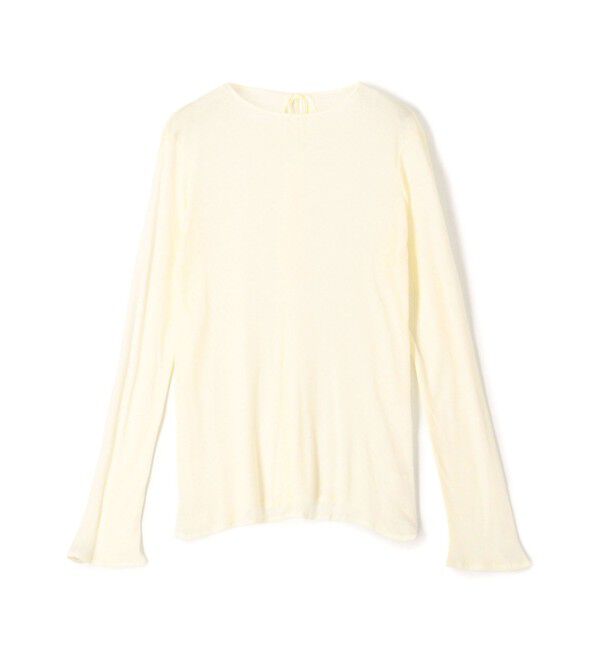 BACCA「パターンメッシュ ロングスリーブプルオーバー」|Tシャツ・カットソー|11 ホワイト
