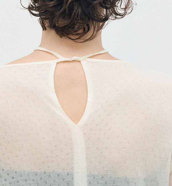 BACCA「パターンメッシュ ロングスリーブプルオーバー」|Tシャツ・カットソー|