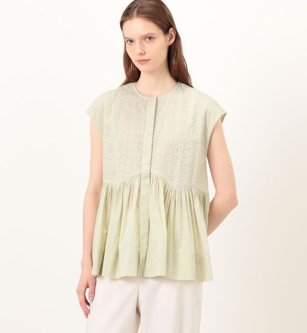 TOMORROWLAND BUYING WEAR「ne Quittez pas Petit Flower ブラウス」|シャツ・ブラウス|