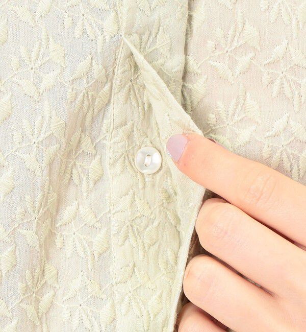 TOMORROWLAND BUYING WEAR「ne Quittez pas Petit Flower ブラウス」|シャツ・ブラウス|