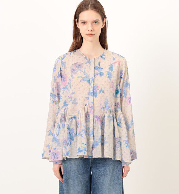 TOMORROWLAND BUYING WEAR「ne Quittez pas Dot Dobby Bouquet ブラウス」|シャツ・ブラウス|