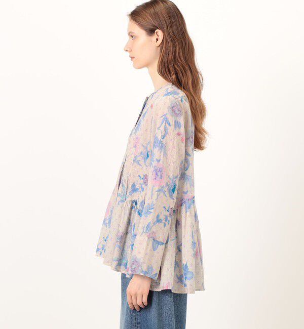 TOMORROWLAND BUYING WEAR「ne Quittez pas Dot Dobby Bouquet ブラウス」|シャツ・ブラウス|