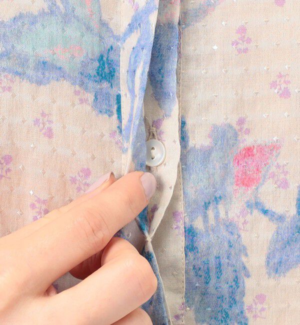 TOMORROWLAND BUYING WEAR「ne Quittez pas Dot Dobby Bouquet ブラウス」|シャツ・ブラウス|