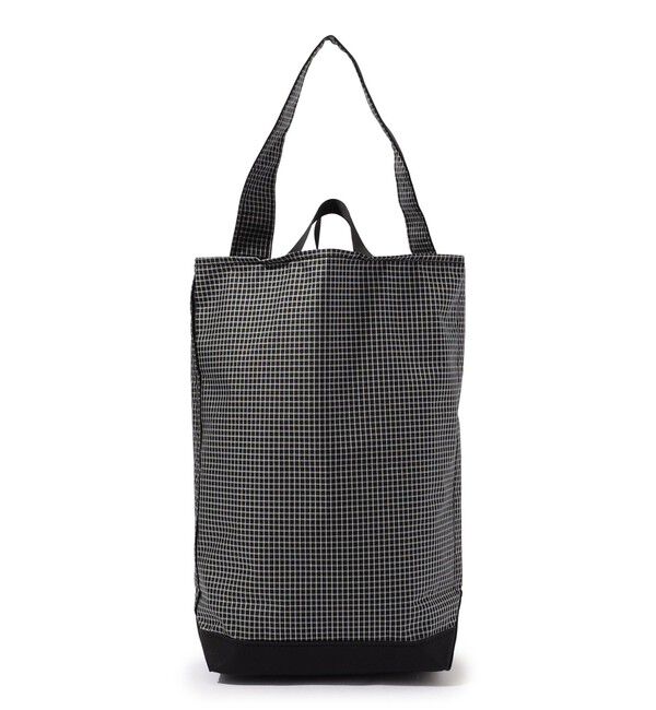 TOMORROWLAND GOODS「TEMBEA BAGUETTE ULTRA GRID トートバッグ」|トートバッグ|19 ブラック