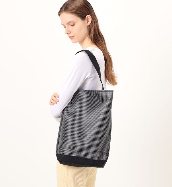 TOMORROWLAND GOODS「TEMBEA BAGUETTE ULTRA GRID トートバッグ」|トートバッグ|