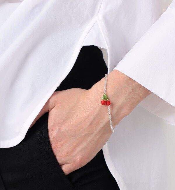 TOMORROWLAND GOODS「Pura Utz MINI SILVER CHERRY ブレスレット」|ブレスレット・バングル|
