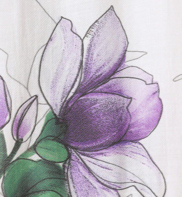 TOMORROWLAND GOODS「WRITEWELL bouquet ギャザーワンピース」|ワンピース|