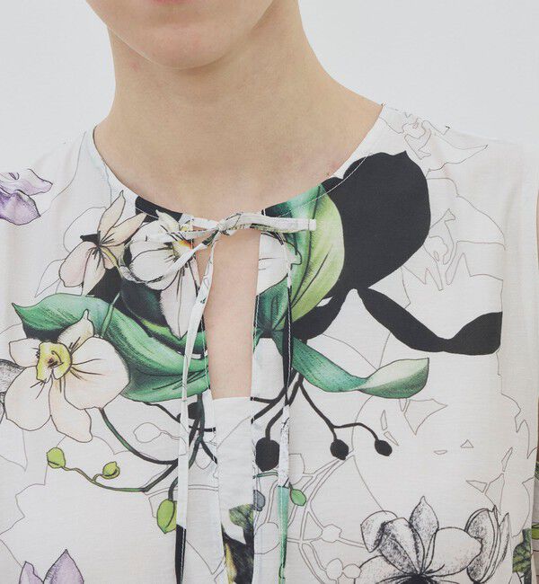 TOMORROWLAND GOODS「WRITEWELL bouquet ギャザーワンピース」|ワンピース|