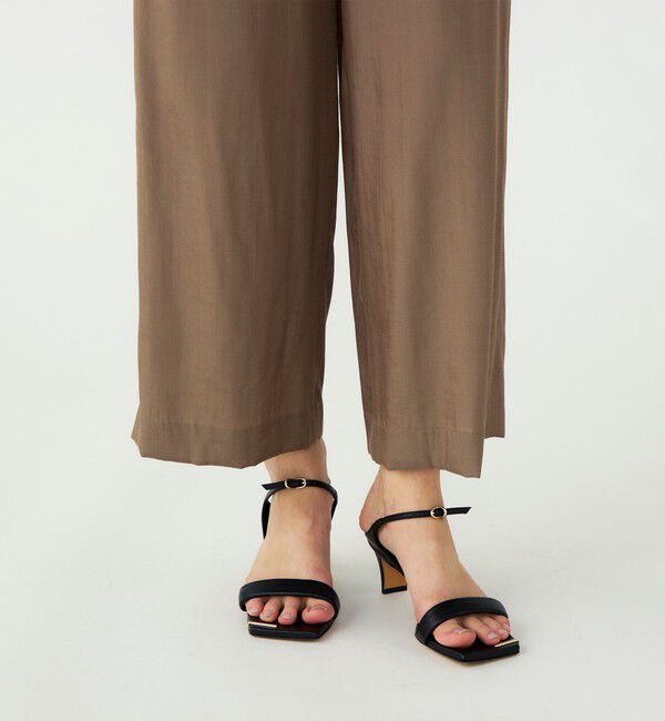 Ballsey「シルキーブロード ドロストワイドパンツ」|その他|