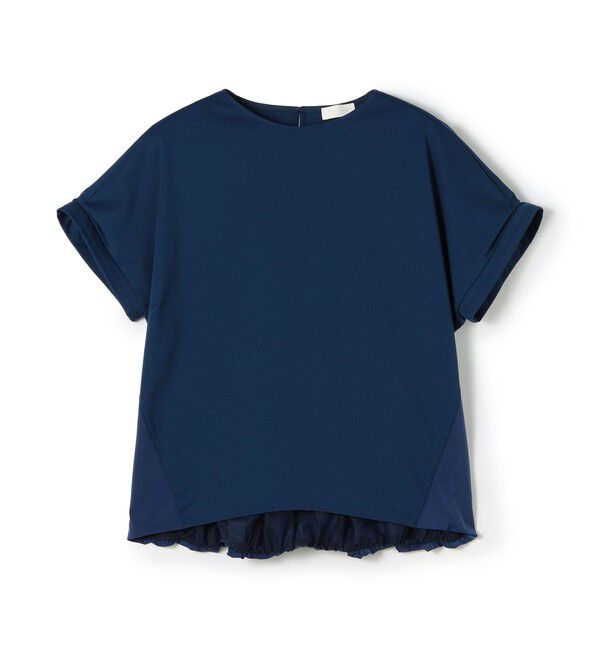 Ballsey「スムースポンチ コンビプルオーバー」|Tシャツ・カットソー|67 ブルー