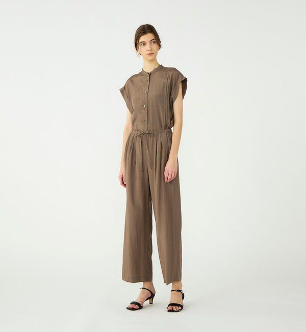 Ballsey「シルキーブロード オーバーシャツブラウス」|シャツ・ブラウス|