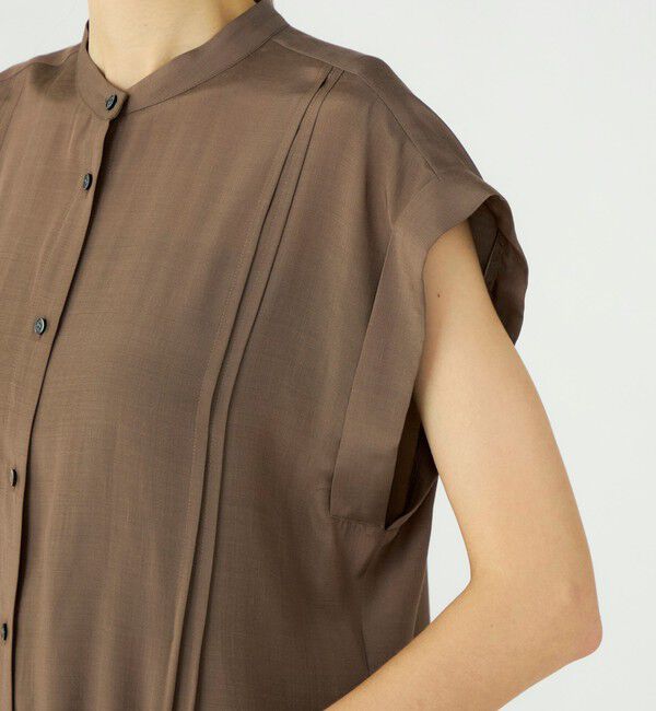 Ballsey「シルキーブロード オーバーシャツブラウス」|シャツ・ブラウス|