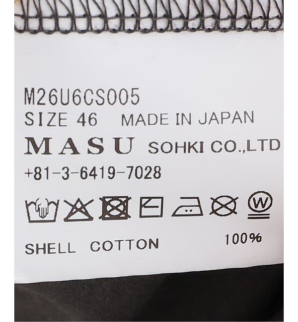  「MASU CASTLE POCKET TSHIRT 94875S：Tシャツ」|Tシャツ・カットソー|