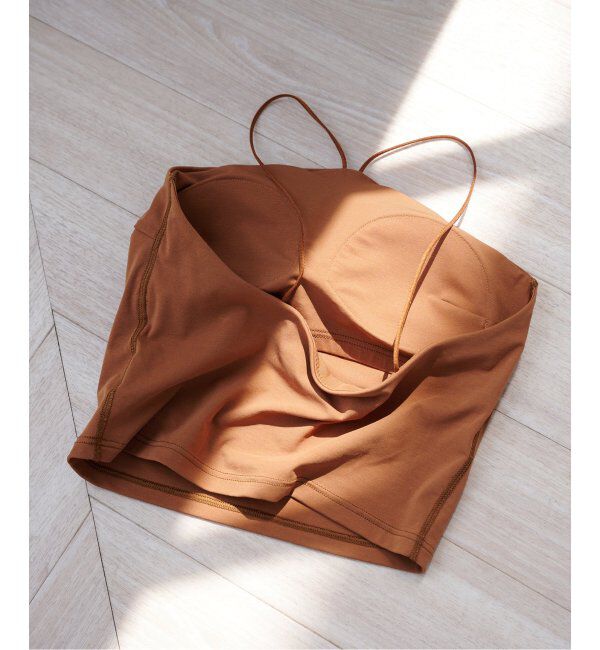 EMILYWEEK「EMILY WEEK&times;FRAMeWORK Vラインクロップドブラキャミソール」|インナー|