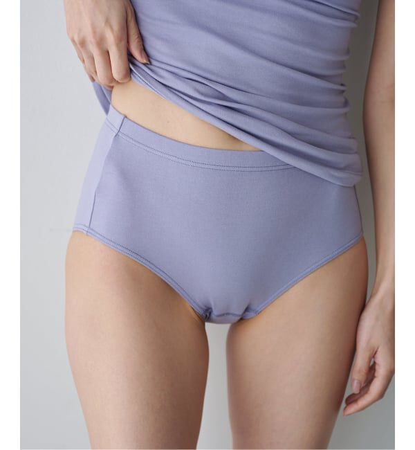 EMILYWEEK「【RESET】オーガニックコットン混2WAYサニタリー（グレージュ、パープル）」|インナー|