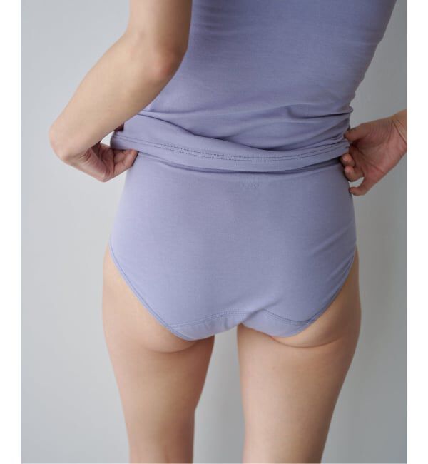 EMILYWEEK「【RESET】オーガニックコットン混2WAYサニタリー（グレージュ、パープル）」|インナー|