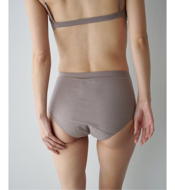 EMILYWEEK「【RESET】オーガニックコットン混2WAYサニタリー（グレージュ、パープル）」|インナー|