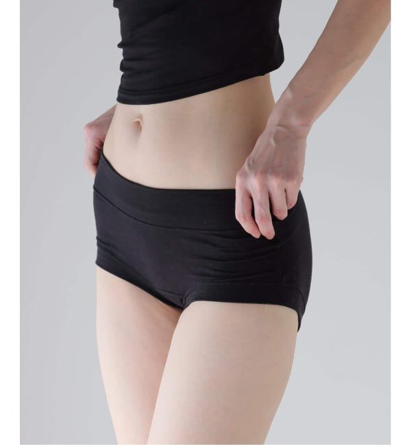 EMILYWEEK「《追加2》リヨセルボーイレッグショーツ」|インナー|ブラック