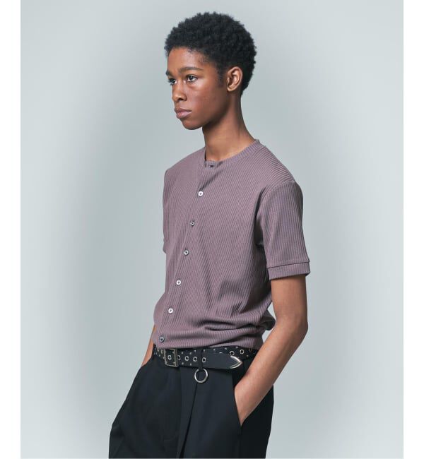 JOINT WORKS「NOCTO ARCHIVE/ノクト アーカイブ Collarless S/S  Cardigan」|カーディガン|